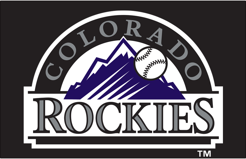 Colorado Rockies 1993-2016 Primary Dark Logo t shirts iron on transfers